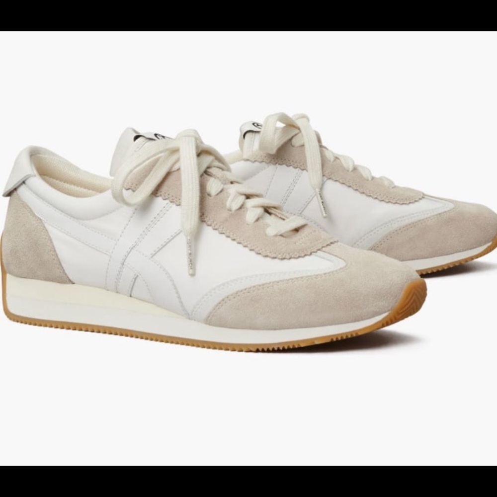 Tory Burch Hank suede low-top sneakers